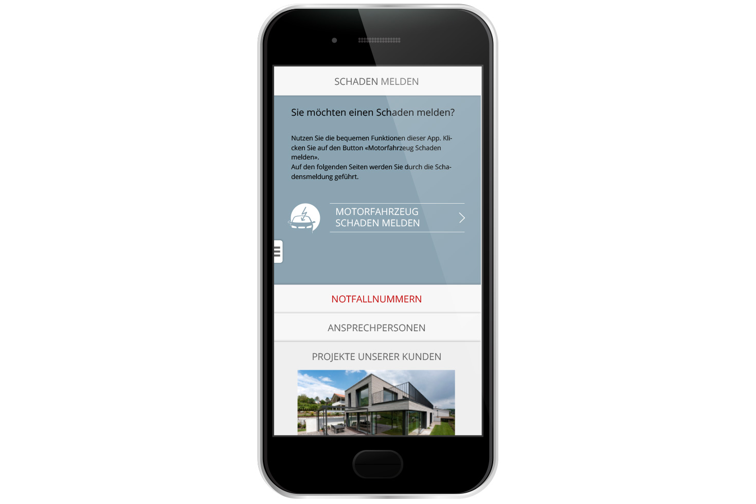 Bild 2 vom KMU Versicherungsberatung Mobile App