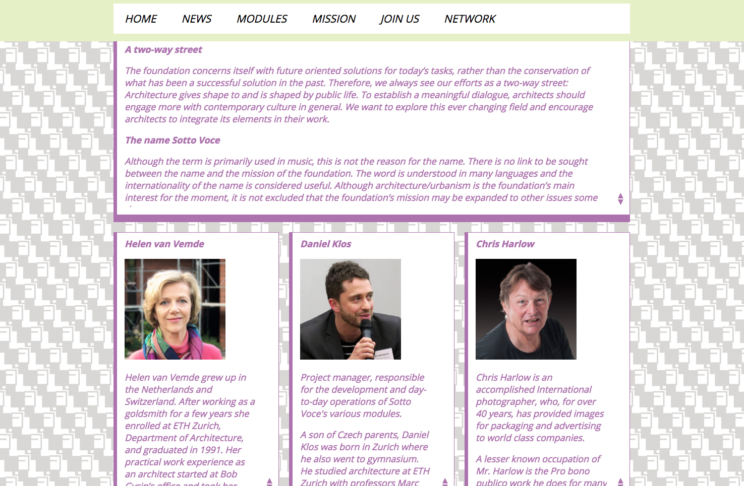 Bild 4 vom Sotto Voce Webseite